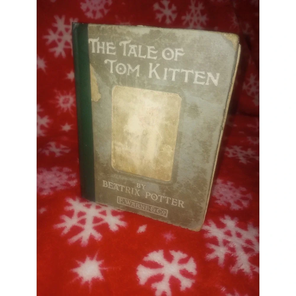 Beatrix Potter Lot Of (3) 1907-08 Books Puddle Duck, Tom Kitten And Peter Rabbit